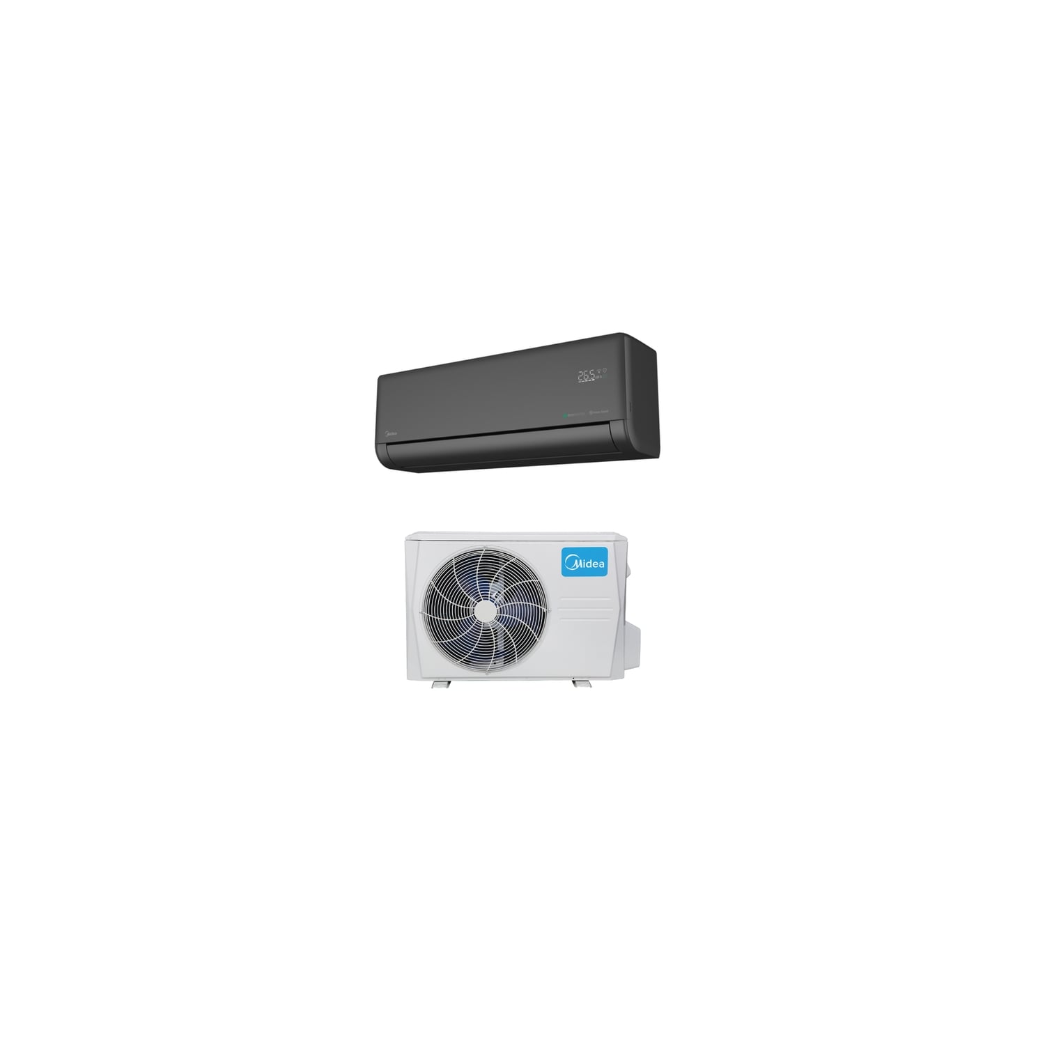  Ensemble Climatiseur Mural Connecté Noir 5,2 Kw Solstice- Midea - 13950484