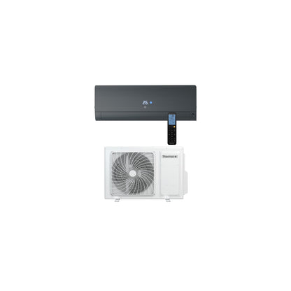  Climatisation Unité Extérieure 2.6 Kw Et Unité Intérieure Noire Nagano - Thermor